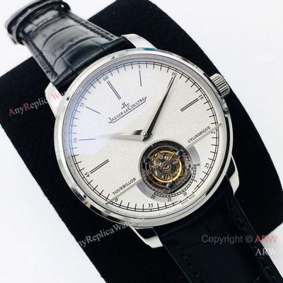 AAA Replica Jaeger-Lecoultre Master Ultra Thin Tourbillon White Dial Watch Grade 1A